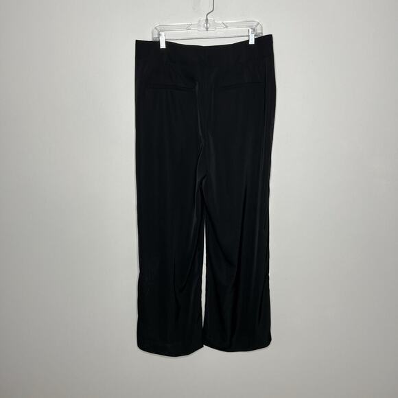 Banana Republic Pants - Banana Republic Pants Womens 14 Black Pleated Wide Leg Work Trousers Career